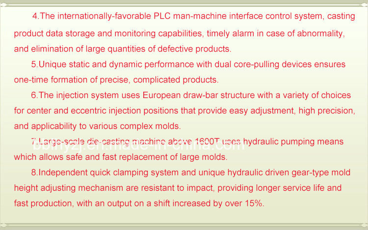 LH-120T كامل التلقائي عالية الكفاءة الألومنيوم الحجرة الألومنيوم يموت آلة الصب